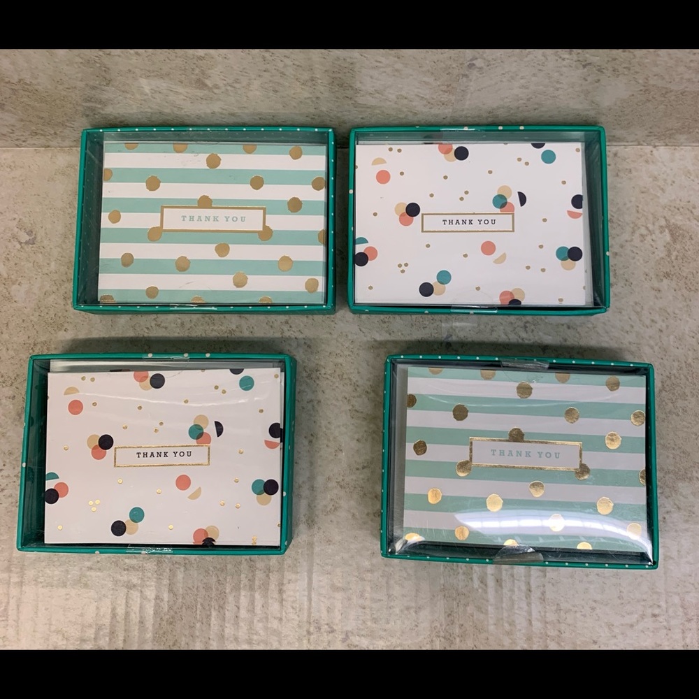 64 Thank you cards and envelopes